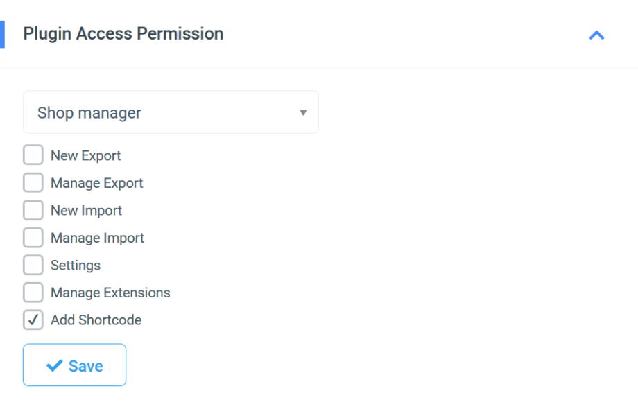 Add Shortcode – WordPress Import Export
